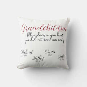 Grand-enfants Coussin