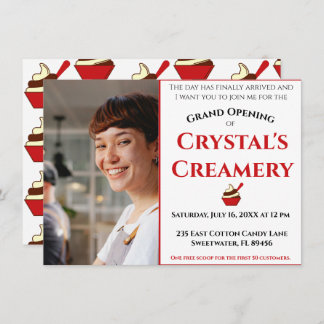 Grand Faire-part d'ouverture