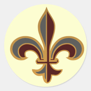 Grand Fleur-de-lis - Autocollant