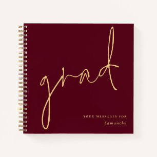 Grand Gold Script Bourgogne Diplôme Livre d'or