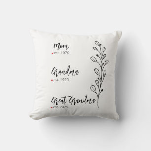 Grand grand grand-mère Coussin personnalisé grand-