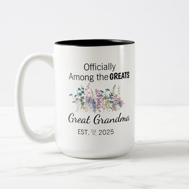 Grand grand-mère Mug pour grand-mère, grand-mère (Gauche)