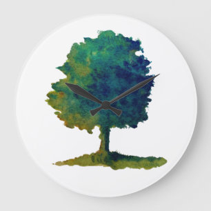 Grand Horloge de l'Arbre à Ombre Verte
