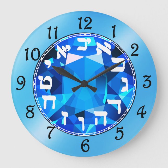 Grand Horloge Hébraïque (Recto)
