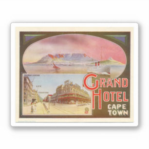 Grand Hotel Cape Town Sticker Afrique du Sud
