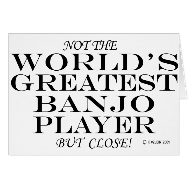 Grand Joueur Banjo Fermer (Devant horizontal)