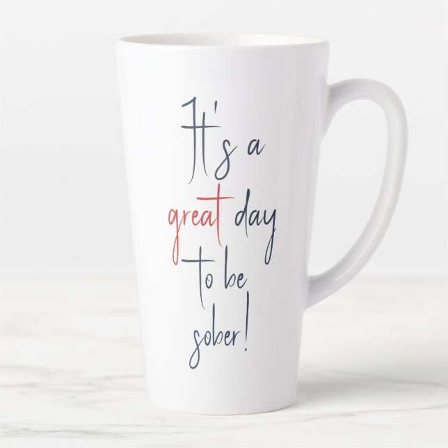 Grand jour pour être sobre Sobriety Mug (Droite)