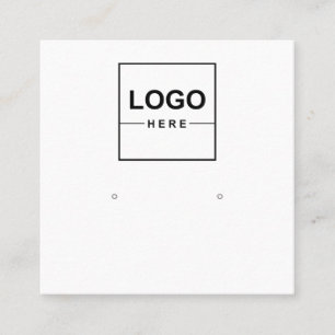 Grand logo Bijoux Carte de visite d'affichage