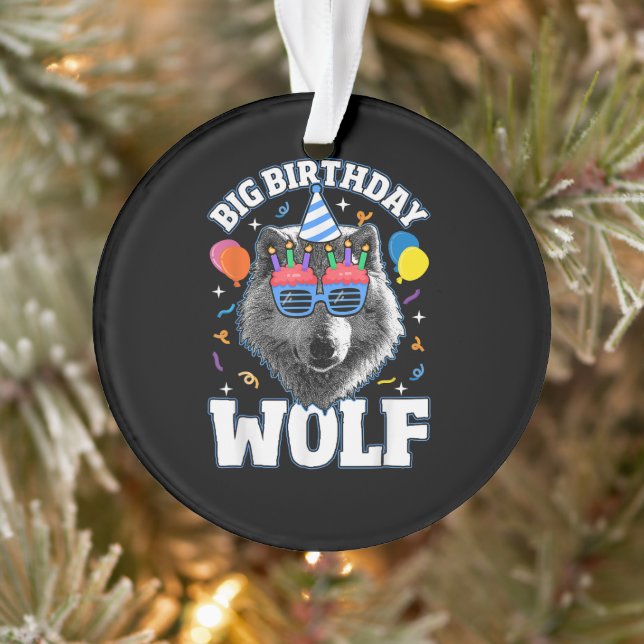Grand Loup d'anniversaire pour les loups (Arbre)