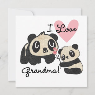 Grand-maman d'amour des ours panda I
