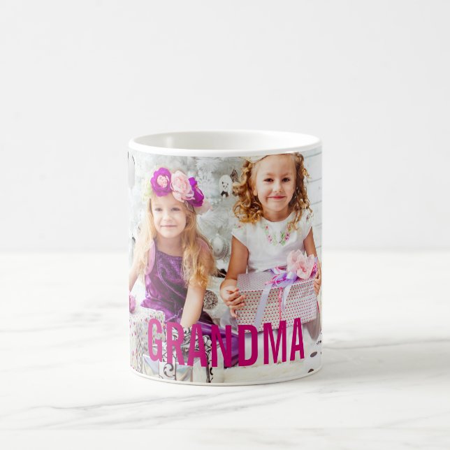 Grand-maman votre tasse de photo d'enfants (Centre)