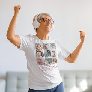 Grand-mère Cadeau   T-shirt photo Love You Nan