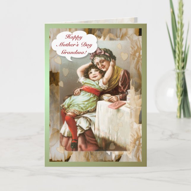 Grand-mère ~ Carte de fête des mères (Devant)