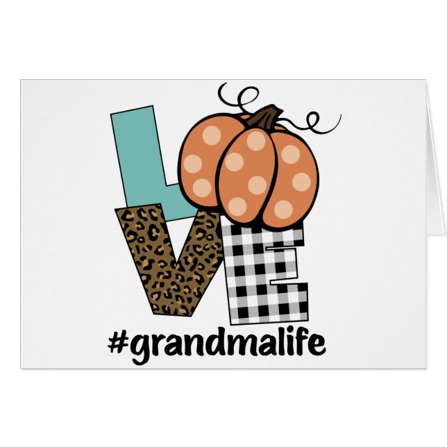 Grand-mère Citrouille amour (Devant horizontal)