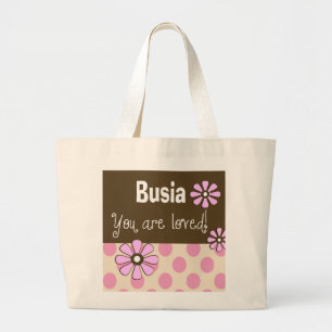 Grand-mère de polonais de sac fourre-tout à Busi