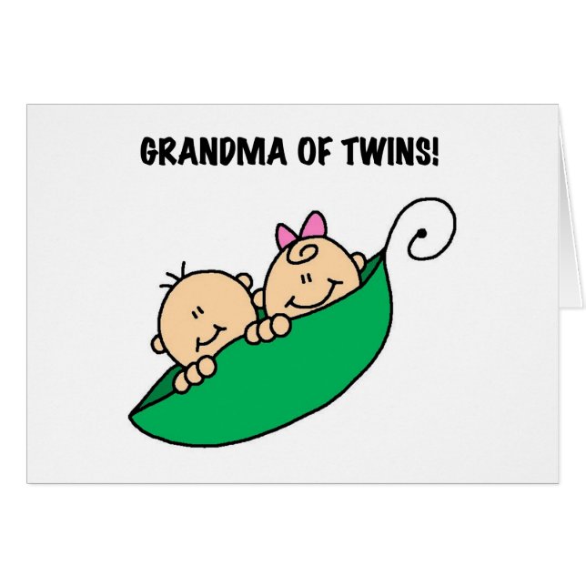 Grand-mère de Twins Peas dans un Pod Tshirts et ca (Devant horizontal)