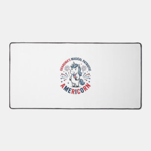 Grand-mère design de t-shirt licorne patriotique a