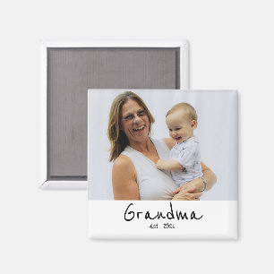 Grand-mère établie Magnet Cadeau Photo