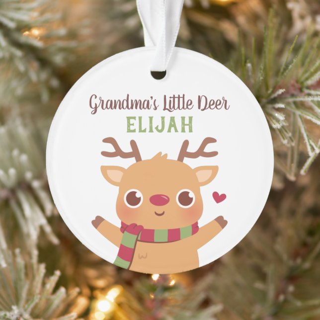 Grand-mère Little Deer, Noël personnalisé (Arbre)