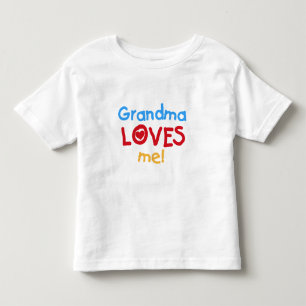 Grand-mère m'aime T-shirts et cadeaux