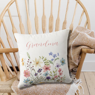 Grand-mère Oreiller Floral