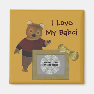 Grand-mère polonaise Aime Mon Bébé mignon Aimant O