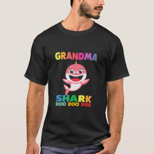 Grand-mère Shark T-Shirt Doo Doo Grand-père maman 