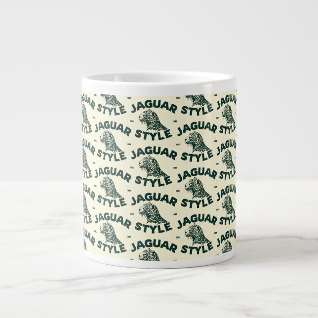 Grand Mug à Café Jaguar (Devant)
