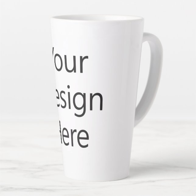 Grand Mug à Latte 17oz (Angle droit)