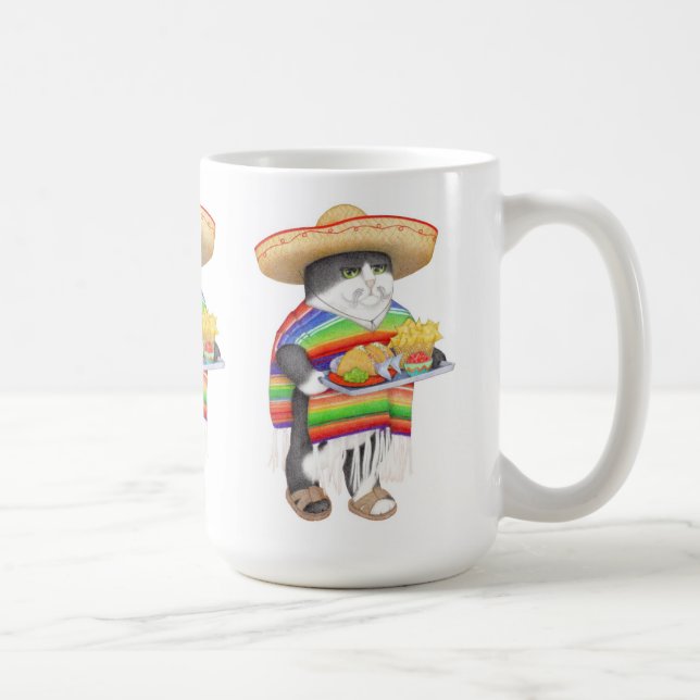 Grand mug blanc WENDELITO (Droite)