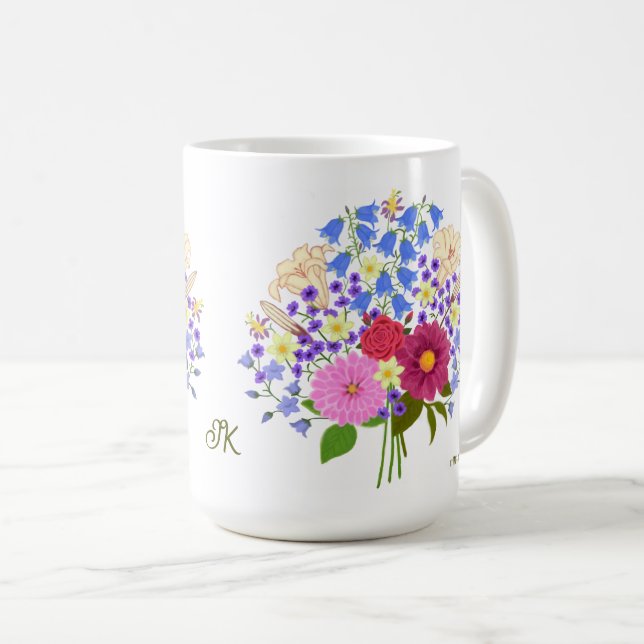 Grand Mug Blumenstrauss Classique (Devant droit)