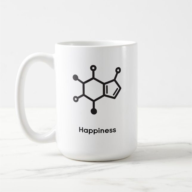 Grand Mug - Caféine = Bonheur (Gauche)