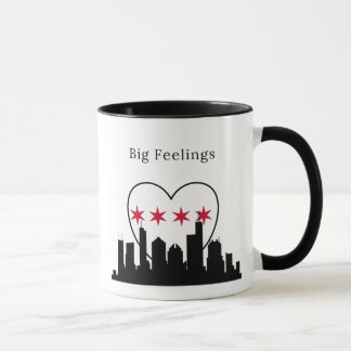 Grand Mug de la skyline de Chicago avec des Grande