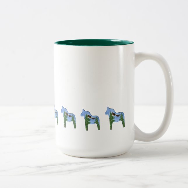 Grand Mug en Café Cheval Dala Aigle (Droit)