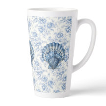 Grand mug en céramique pour latte à décor de chino