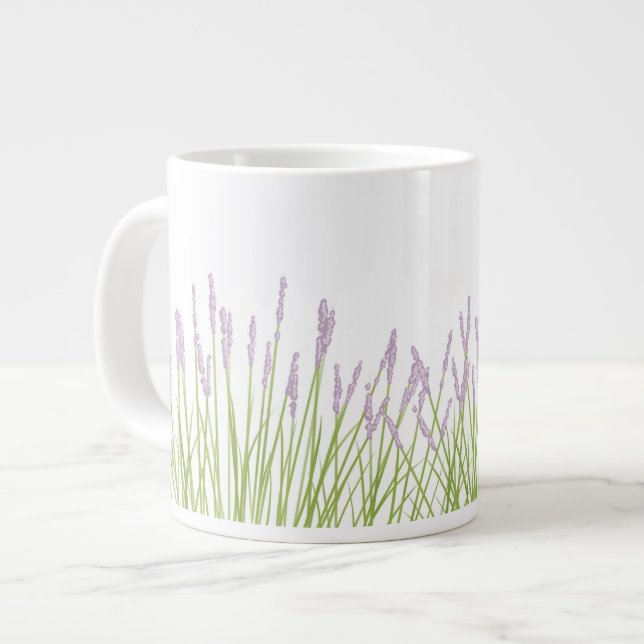 Grand mug lavande (Devant gauche)