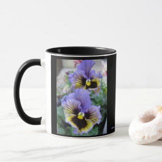 Grand Mug Pansies Violettes 33 cl