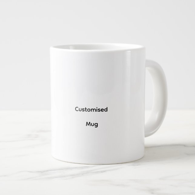 Grand mug personnalisé (Devant droit)