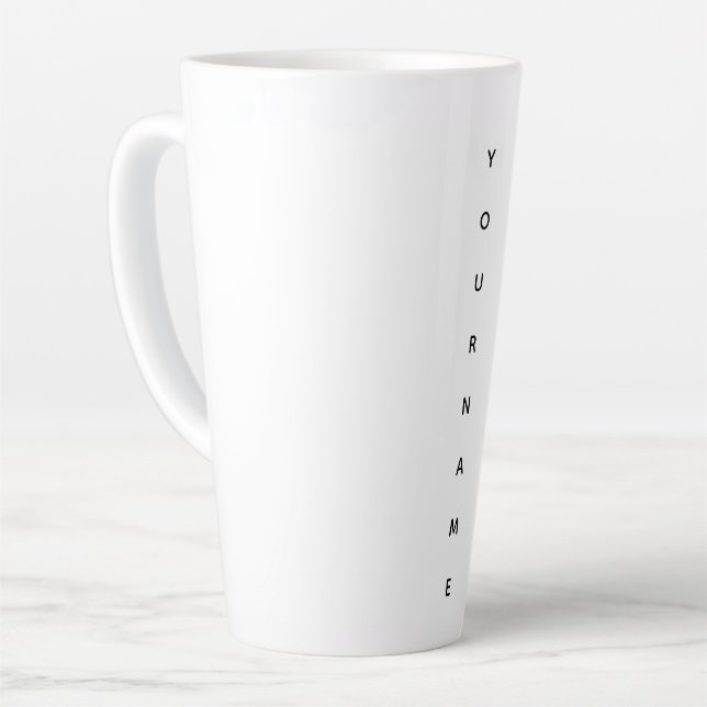 Grand mug pour latte (Angle gauche)