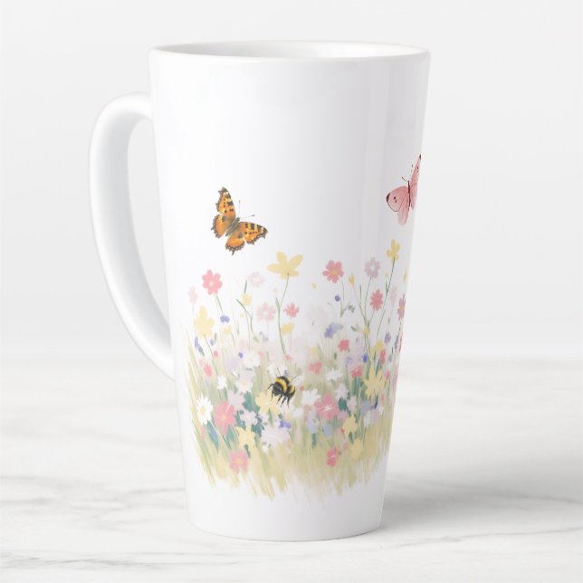 Grand mug Prairie d'été (Angle gauche)