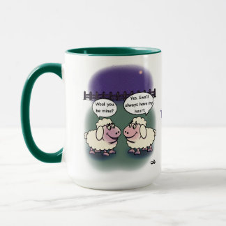 Grand Mug Will You Be Mine pour la Saint-Valentin