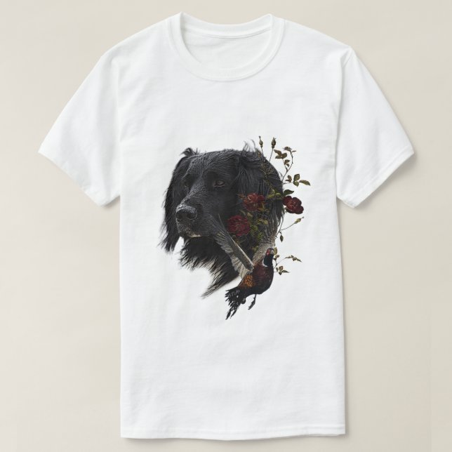 Grand Munsterlander avec T-shirt faisan (Design devant)