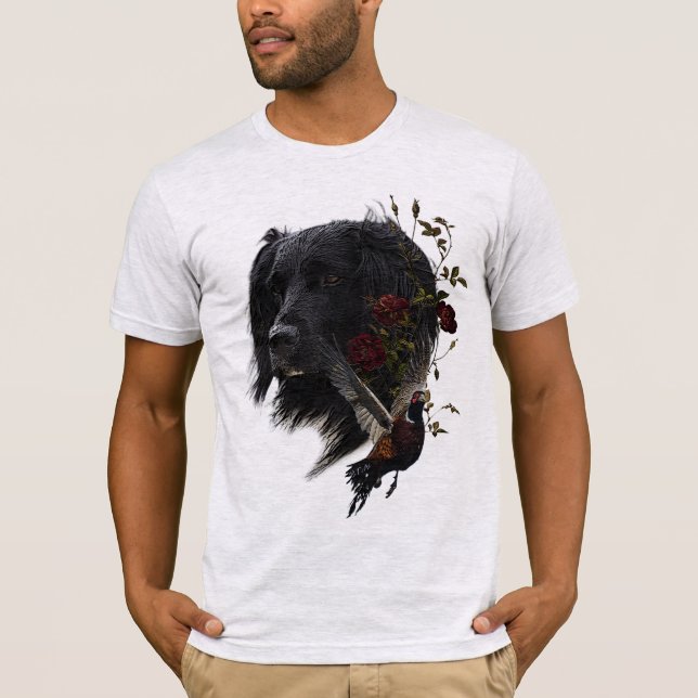 Grand Munsterlander avec T-shirt faisan (Devant)