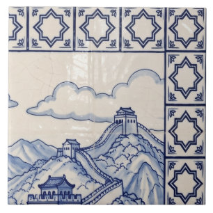 Grand Mur Carreau de mosaïque Azulejo 2 sur 6 en h