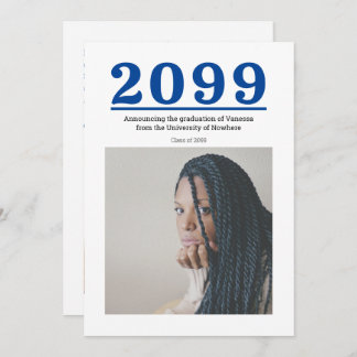 Grand nombre de bleus Diplôme à deux photos