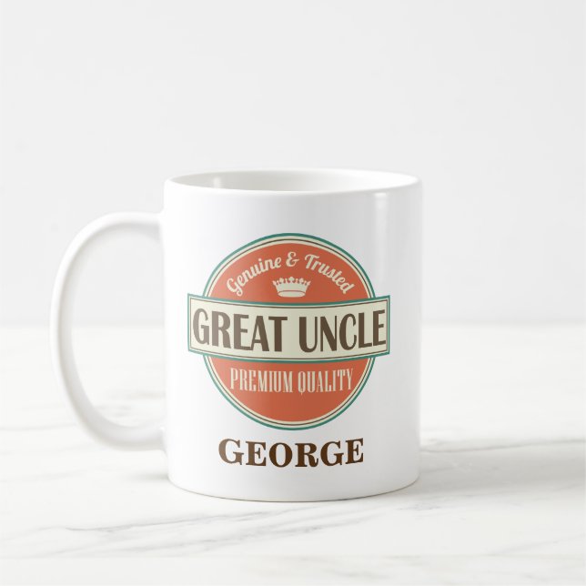 Grand oncle Personalized Office Mug Gift (Gauche)