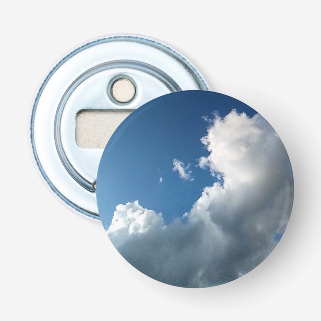 Grand ouvre-bouteille en nuage incurvé (Devant)