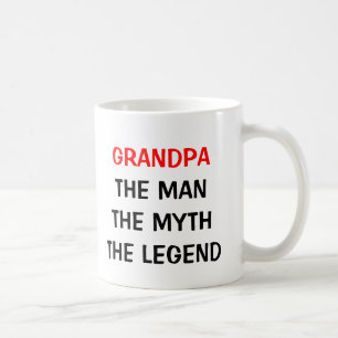 Grand-papa la tasse de légende de mythe d'homme