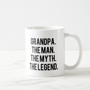Grand-papa l'homme le mythe la tasse drôle de