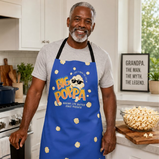 Grand Papa Popcorn Papa Drôle Tabliers de Fête des (Créateur téléchargé)